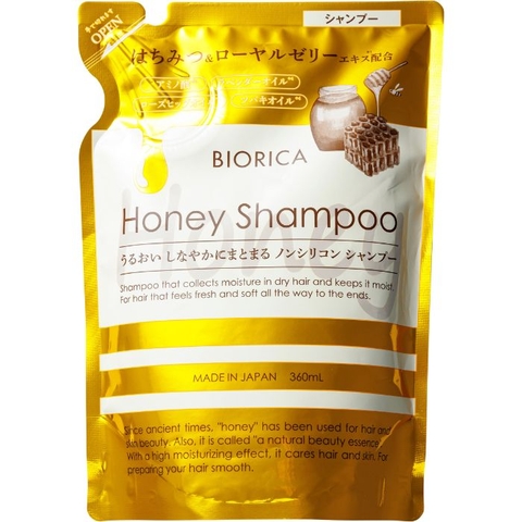 BIORICA BOTANICAL DẦU GỘI HONEY MẬT MONG TÚI VÀNG 360ML