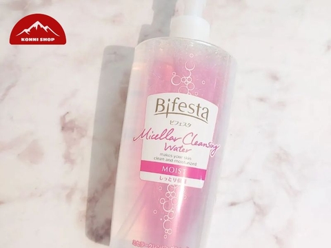 Nước tẩy trang Bifesta Micellar Cleansing Water chai 400ml (3 loại) (Cấp ẩm - cho da khô)