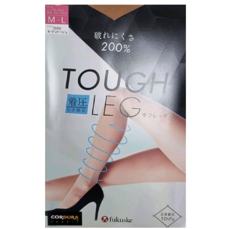 Quần tất Fukuske - Tough Leg - Thoải mái ML/535 (Size M-L, 330 Da sáng)