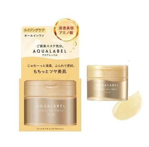 Kem dưỡng ẩm Shiseido Aqualabel Special Gel Cream Oil In 5 in 1 90g (mẫu mới)