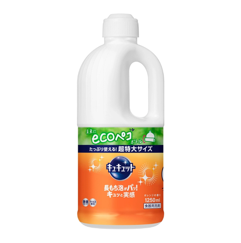 Nước rửa bát Kao hương cam vàng 1250ml