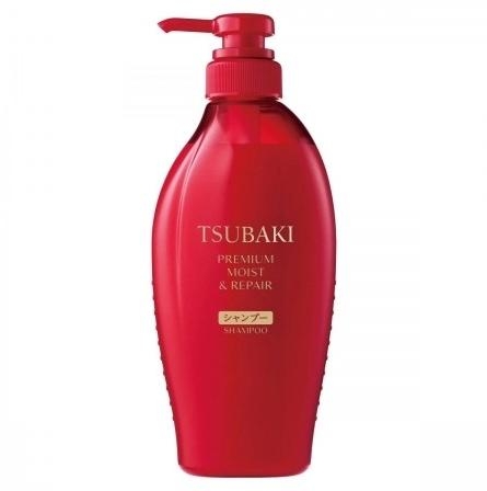 Dầu gội Tsubaki phục hồi bóng mượt 450ml màu đỏ