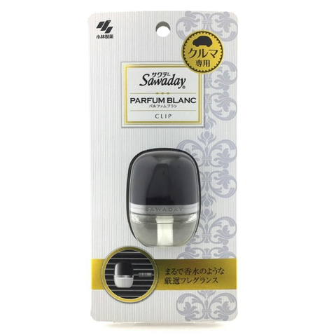 Nước hoa kẹp xe Sawaday Car Clip Parfum Blanc