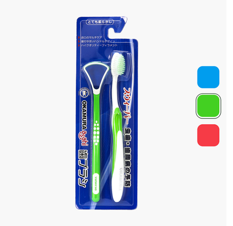 Bộ chăm sóc răng miệng Okamura Asahi (3 màu)
