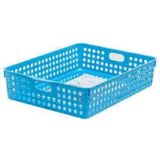 Rổ Nhựa Inomata cỡ A4 - xanh