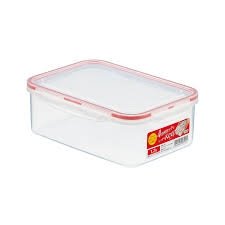 Hộp nhựa Inomata nắp silicon thấp 1.3L