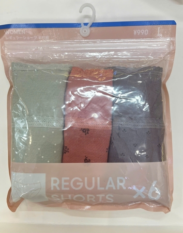 Set chip Gu 6 quần (made in Bangladesh) size L