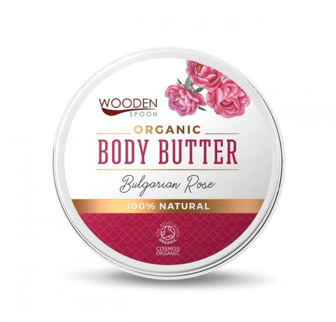 Bơ dưỡng thể hoa hồng Wooden Spoon 100ml
