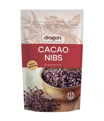 Cacao ngòi hữu cơ 200gr Dragon Superfoods