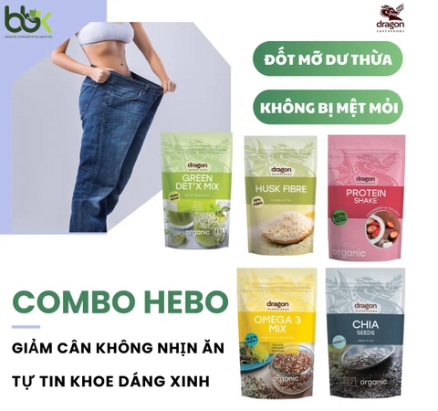 Combo HEBO – Hỗ trợ giảm cân lành mạnh, bền vững
