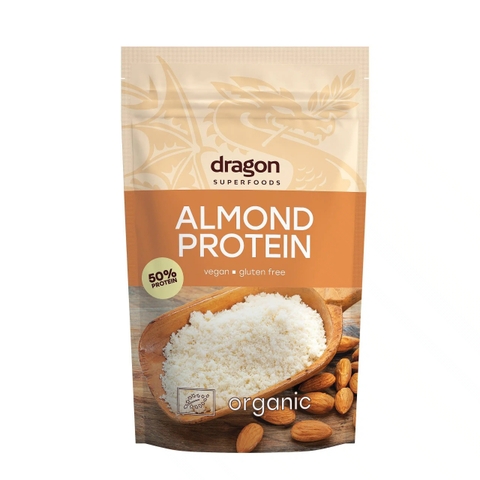 Protein hạt hạnh nhân hữu cơ 200gr 50% Dragon Superfoods