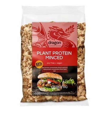 Protein thực vật hữu cơ kết cấu 200Gram (dạng thịt băm) Dragon Superfoods