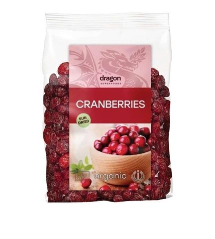 Nam việt quất ướp nước táo hữu cơ Dragon Superfoods 100gr