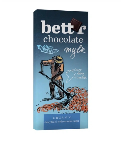 Thanh Chocolate sữa Bio 60g Bettr