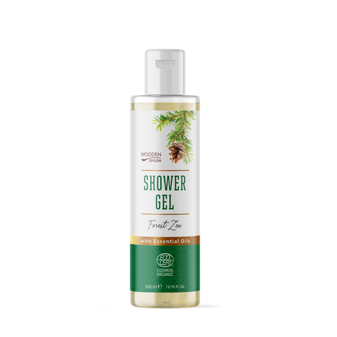 Sữa tắm hương rừng thanh tẩy hữu cơ Wooden Spoon 200ml