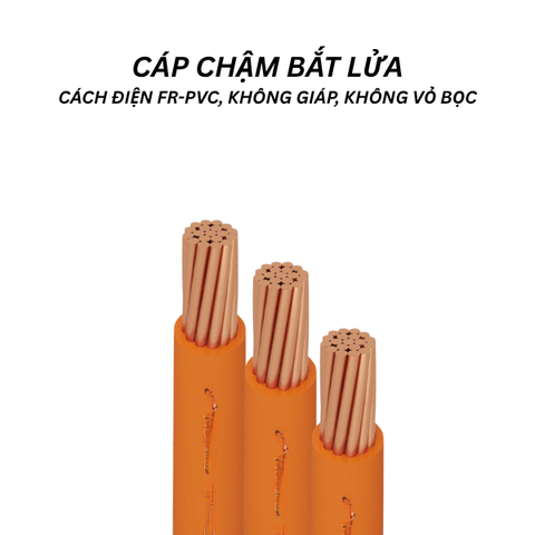 CÁP CHẬM BẮT LỬA CÁCH ĐIỆN FR-PVC