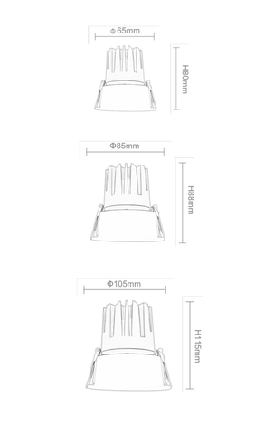 Đèn Downlight âm trần SA-PBX0755