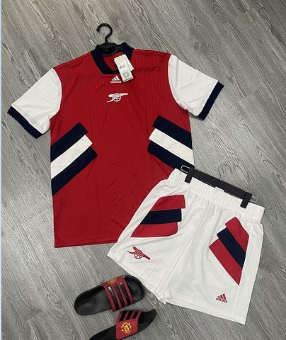 Bộ Thể Thao Adidas Màu Đỏ - Jersey Icon Arsenal Icon - HT7151/HT7150