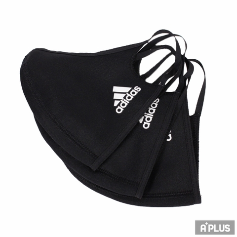 Khẩu trang đen logo 3 c / pack