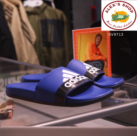 Dép Adilette Comfort Unisex Màu xanh da trời Đế mềm GV9713