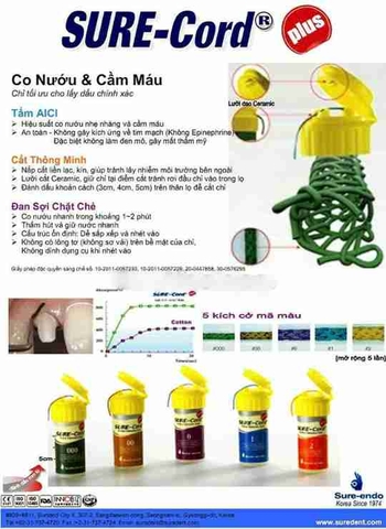 Chỉ co nướu Sure - Cord