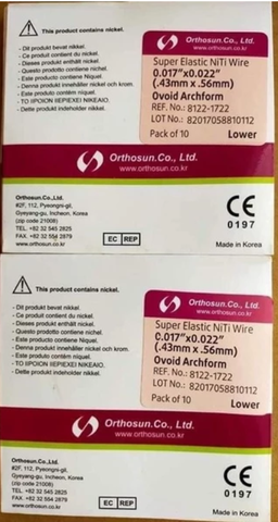 Dây niti vuông Orthosun