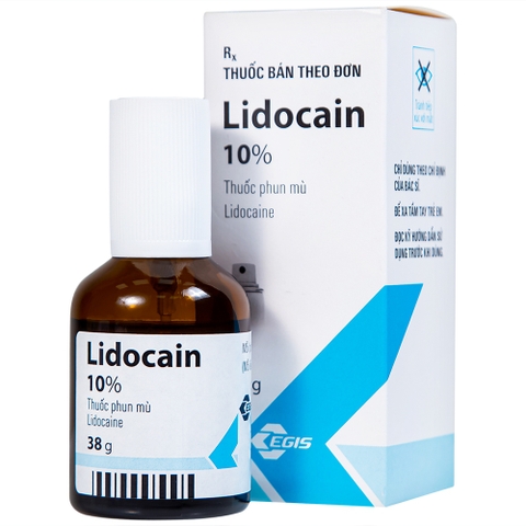 Tê xịt Lidocain 10%