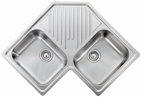 Chậu rửa góc 2 hố CM Ilaria 011840