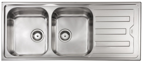 Chậu rửa 2 hố  có bàn CM Cristal 010017