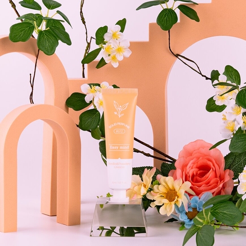 Nước hoa khô dạng sáp Easy Mind hương vani & phấn [ Unisex ] - 이지마인드 고체 향수