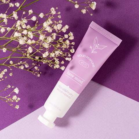 Nước hoa khô dạng sáp Easy Mind hương hoa và trái cây [ Dành cho nữ ] - 이지마인드 고체 향수