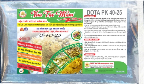 Vua Tạo Mầm Hoa ( Bao 20kg )