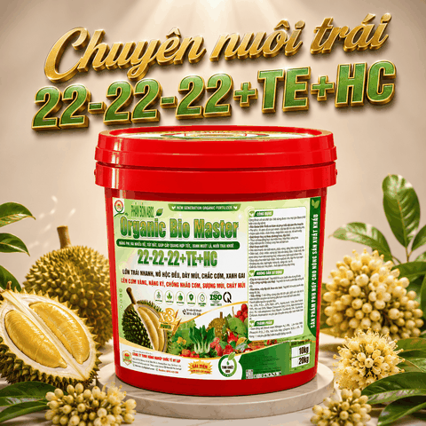 Chuyên nuôi trái NPK 22-22-22+TE+HC Hy Lạp Agri