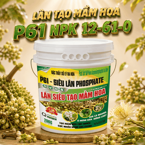 Lân tạo mầm hoa P61 Công thức 12-61-0 Hy Lạp