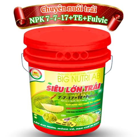 Siêu Lớn Trái 7-7-17+TE+Fulvic 22kg