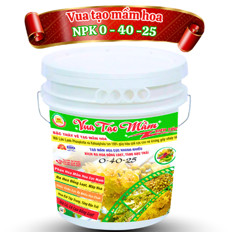 Vua Tạo Mầm Hoa 0-40-25 Hy Lạp Agri