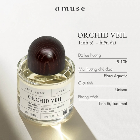 Nước Hoa Amuse Eau De Parfum - Orchid Veil 60ml