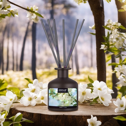 Bộ Tán Hương Que Mây Nomad Reed Diffuser White Tea 140ml