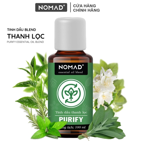 Tinh Dầu Khử Mùi, Thanh Lọc Không Khí Nomad Essential Oil Blend - Purify