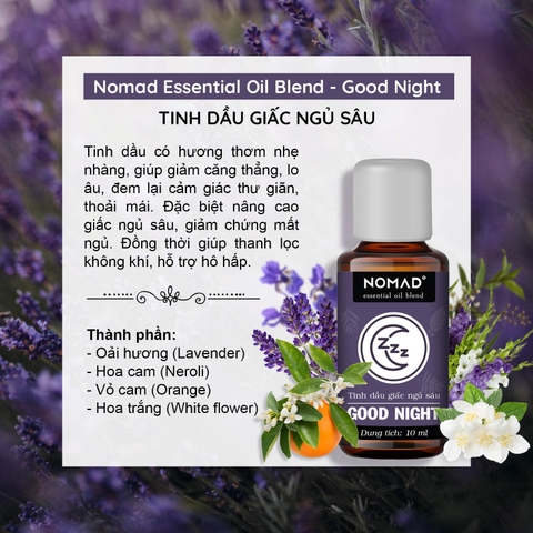 Tinh Dầu Thư Giãn Nomad Essential Oil Blend - Goodnight