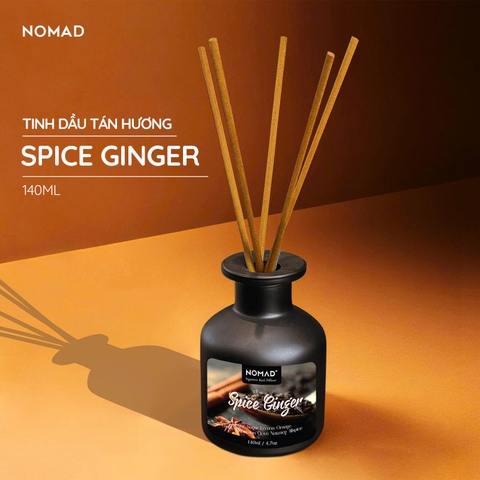 Bộ Tán Hương Que Mây Nomad Reed Diffuser Spice Ginger 140ml