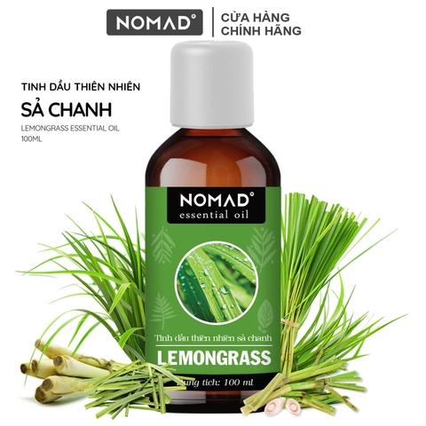 Tinh Dầu Sả Chanh Nomad Essential Oil Lemongrass