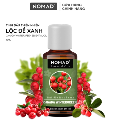 Tinh Dầu Lộc Đề Xanh Nomad Essential Oil Canada Wintergreen