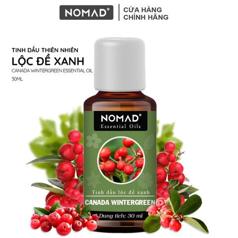 Tinh Dầu Lộc Đề Xanh Nomad Essential Oil Canada Wintergreen