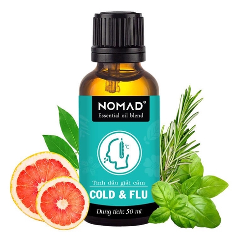 Tinh Dầu Cải Thiện Hô Hấp Nomad Essential Oil Blend - Cold & Flu