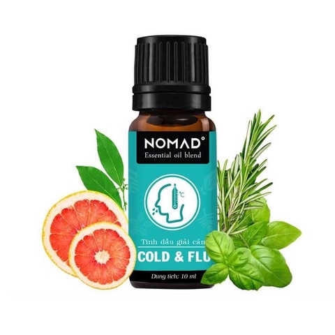 Tinh Dầu Cải Thiện Hô Hấp Nomad Essential Oil Blend - Cold & Flu