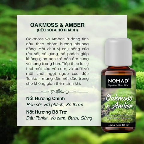 Tinh Dầu Nomad Signature Blend Oils - Oakmoss & Amber