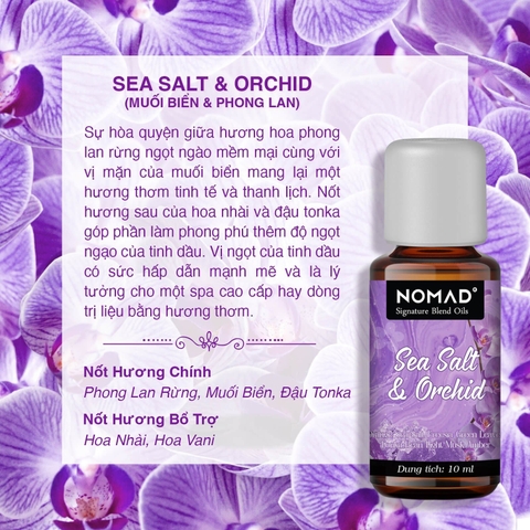 Tinh Dầu Nomad Signature Blend Oils - Sea Salt & Orchid