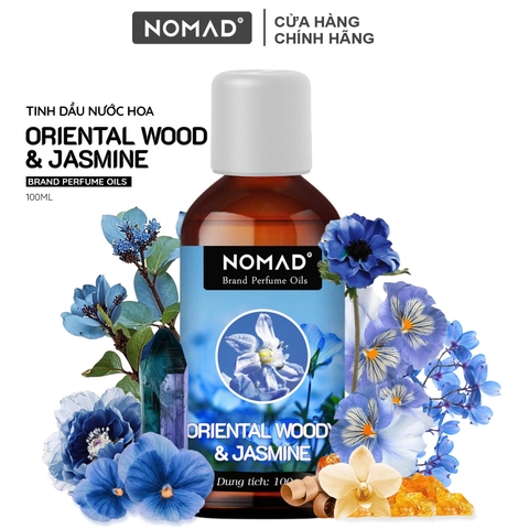 Tinh Dầu Nước Hoa Cô Đặc Nomad Brand Perfume Oils - Oriental Wood & Jasmine