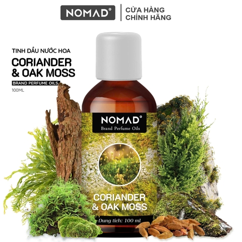 Tinh Dầu Nước Hoa Cô Đặc Nomad Brand Perfume Oils - Coriander & Oakmoss